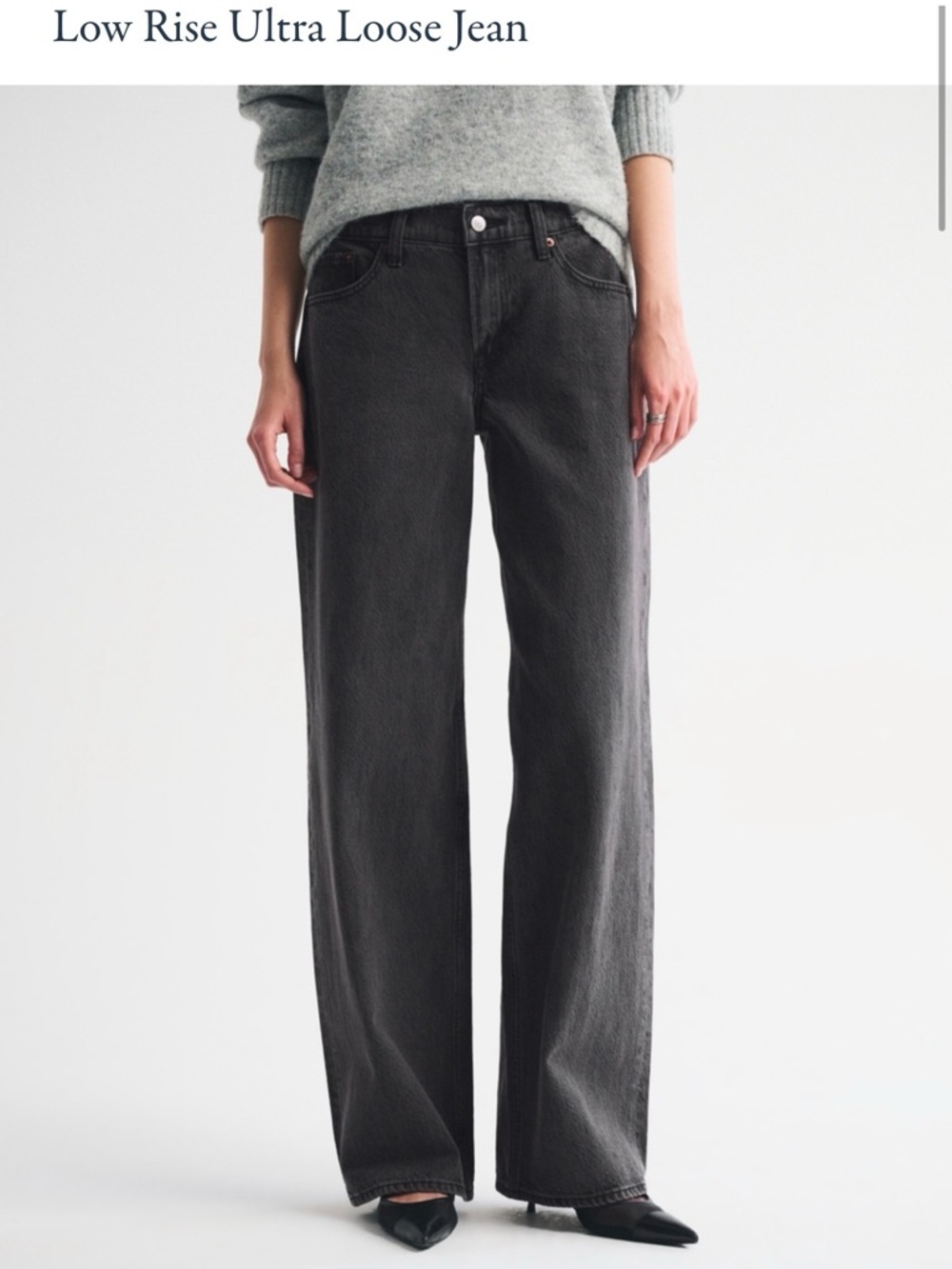 Abercrombie & Fitch the ultra loose low rise size 30 regular